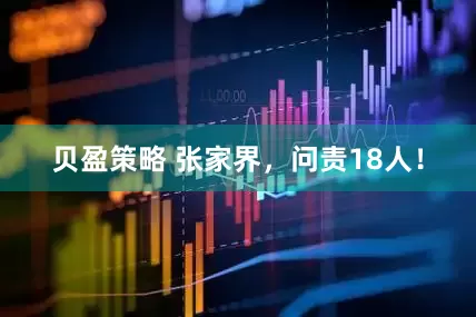 贝盈策略 张家界，问责18人！